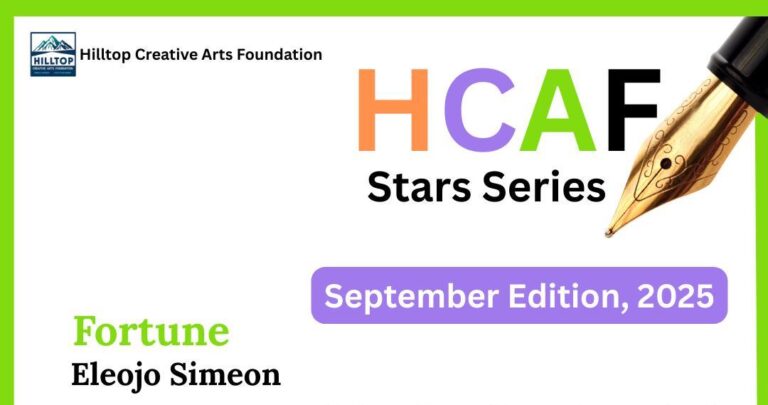HCAF STARS SERIES, September 2025: INTERVIEW — Fortune Eleojo Simeon